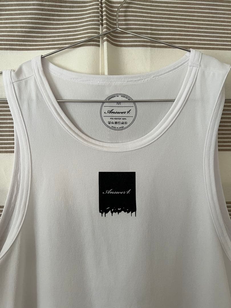 Answer4 Tanktop Mサイズ　白　試着のみ　即日発送