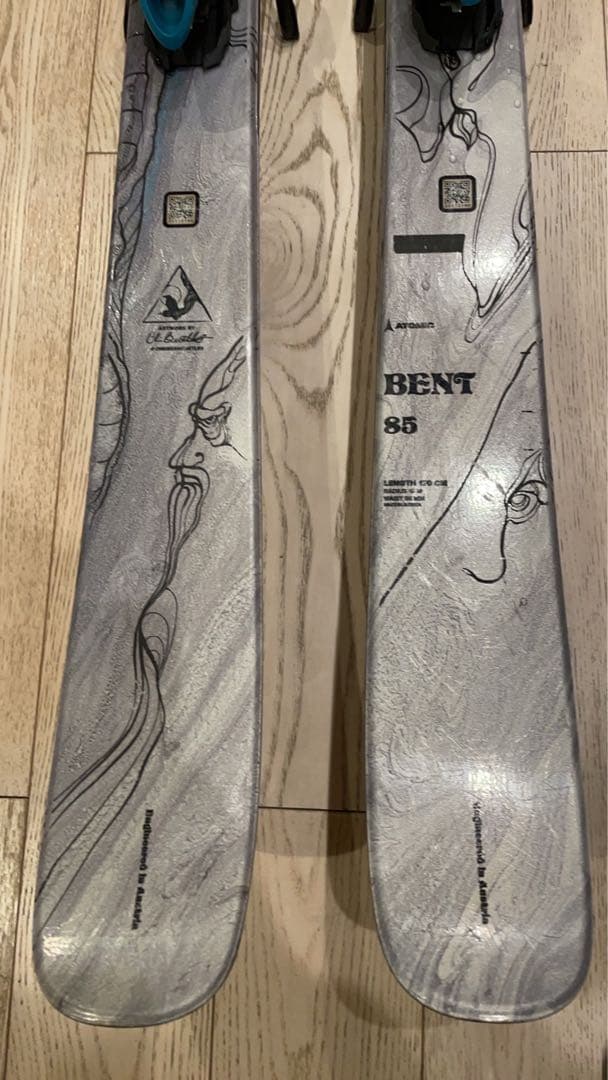ATOMIC ベント BENT 85 アトミック スキー板 ビンディング セット