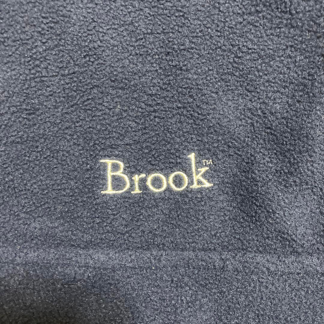 極美品【Brook】フリースベスト M サイドジップ アウトドア 釣り キャンプ
