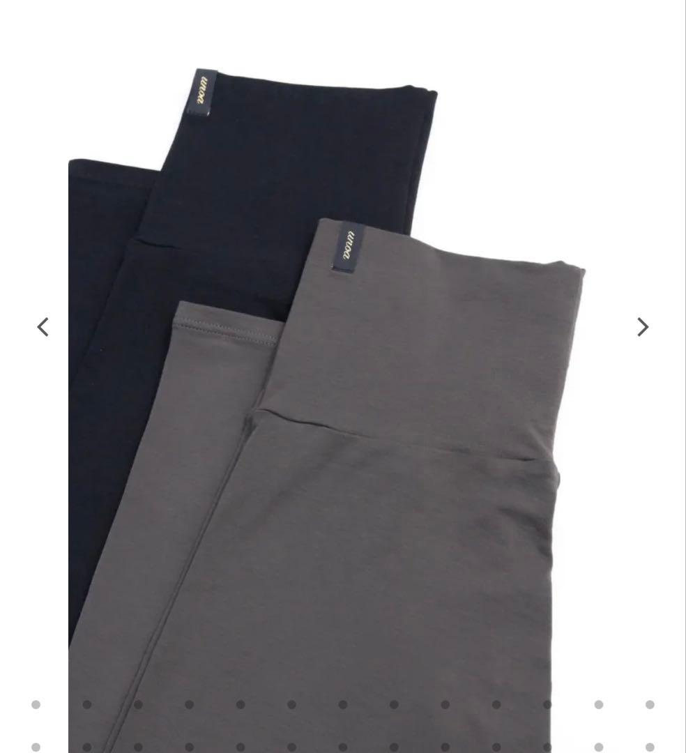 お得 新品 unoa ウノア Chill-Fit pants モスグレー M
