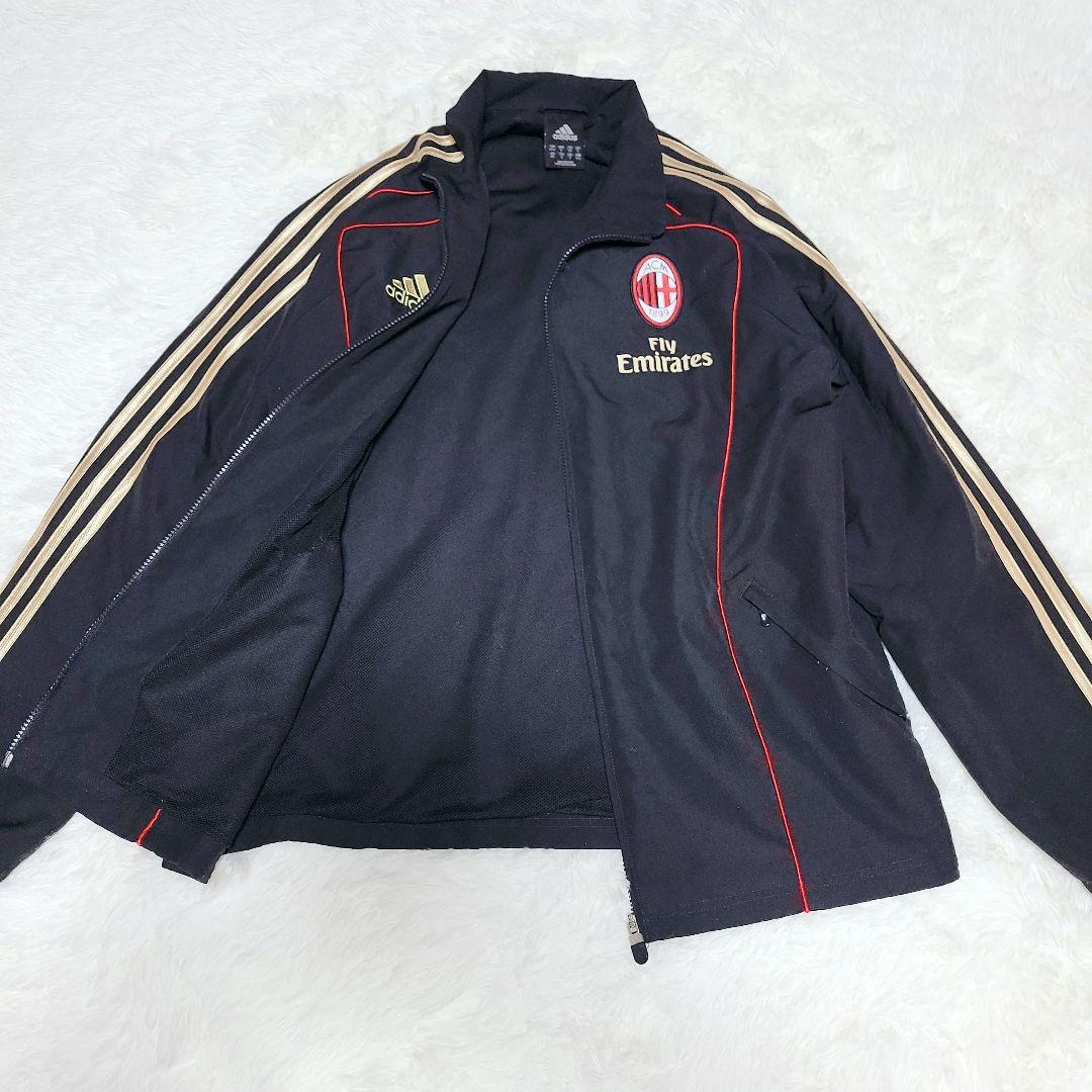 00's✨adidas AC ミラン トラックジャケット セットアップ 黒/金