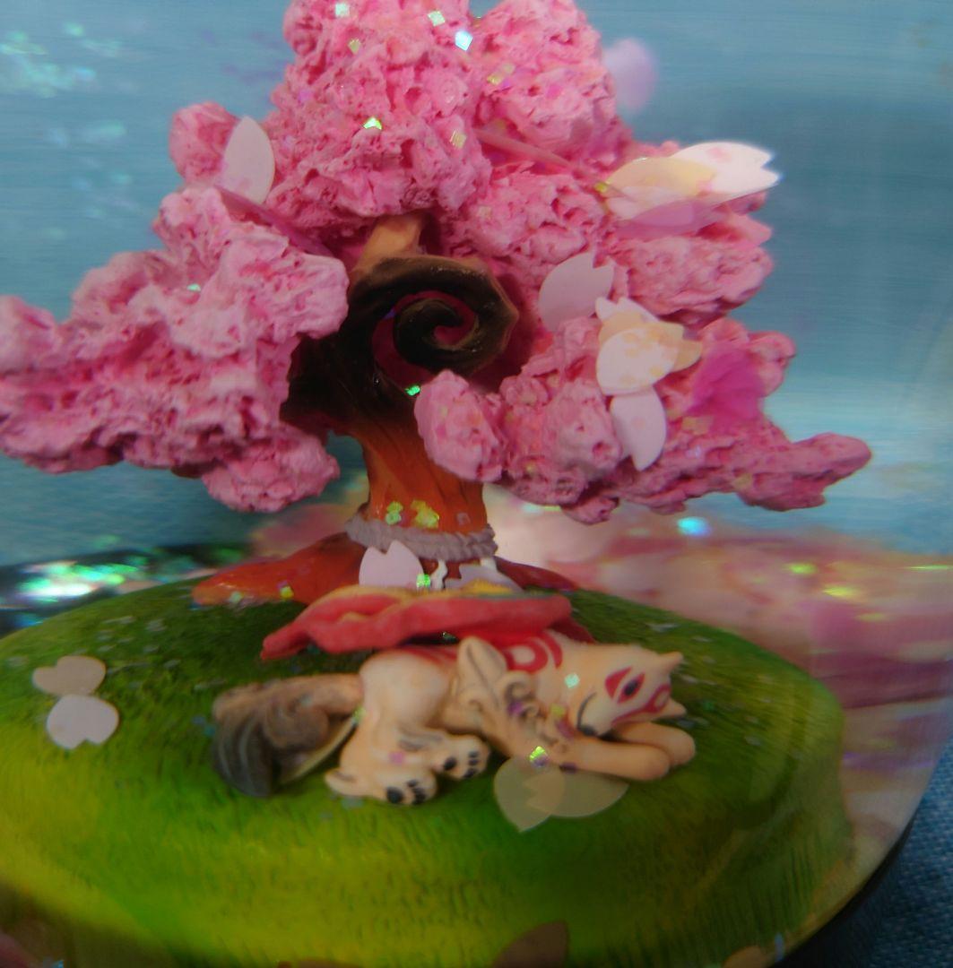 【希少品】 大神 絶景版 限定特典 満開桜花玉 サクラドーム スノードーム