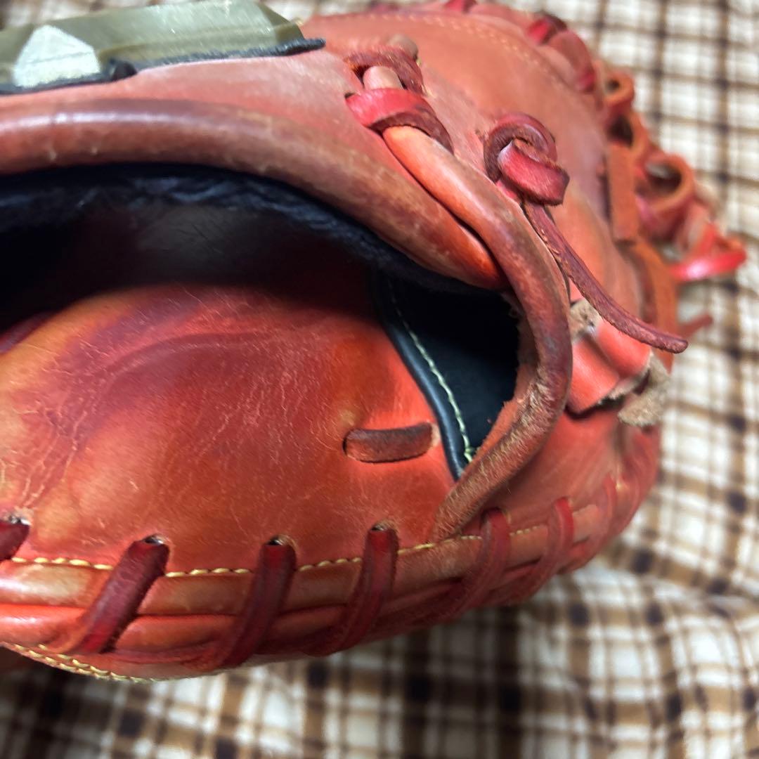 Mizuno Global Elite 右投げ グローブ 赤