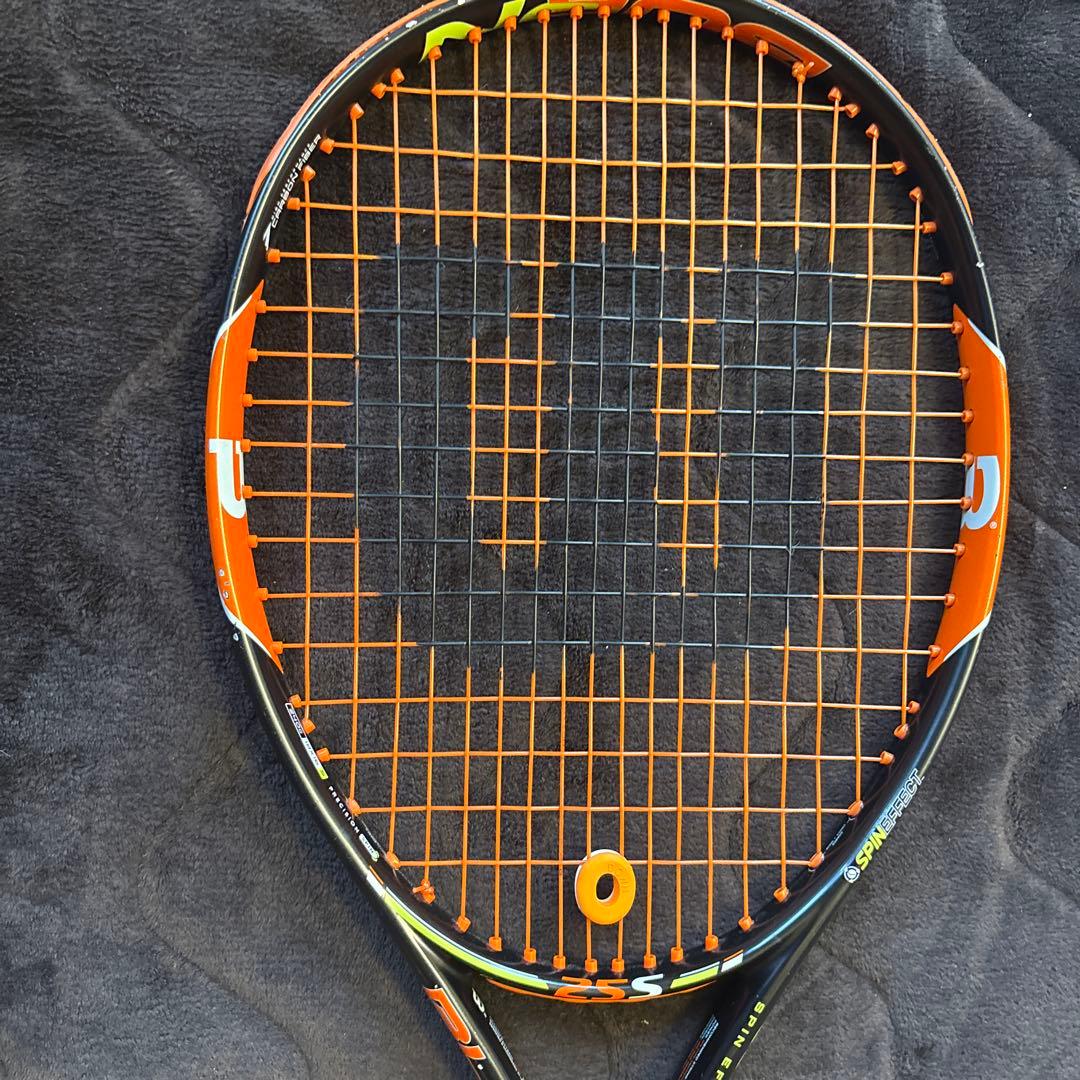 Wilson テニスラケット オレンジ レア 低学年用