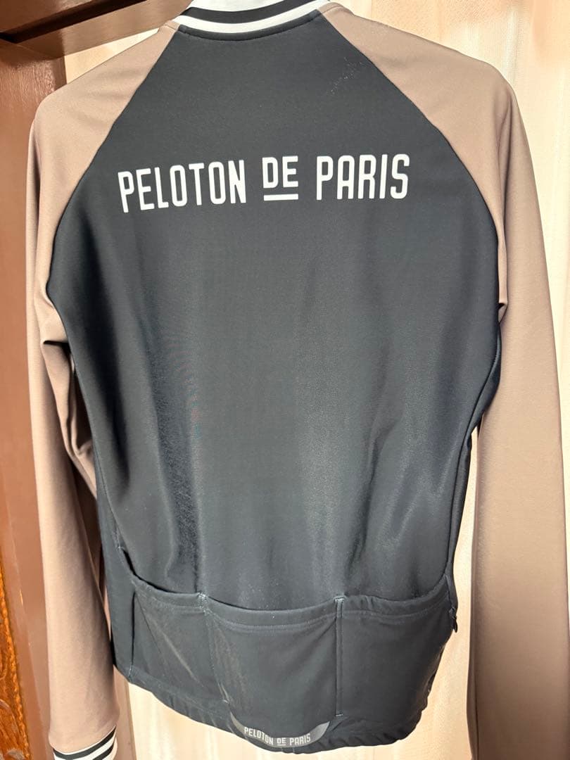 k*y様 PELOTON DE PARIS サイクルジャージ グレー/ベージュ