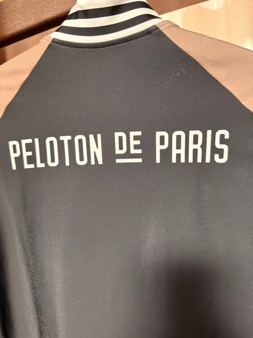 k*y様 PELOTON DE PARIS サイクルジャージ グレー/ベージュ