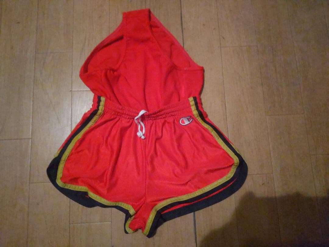 美品★昭和レトロ★日本製★チャンピオン タンクトップ 短パン 上下セット 女性用