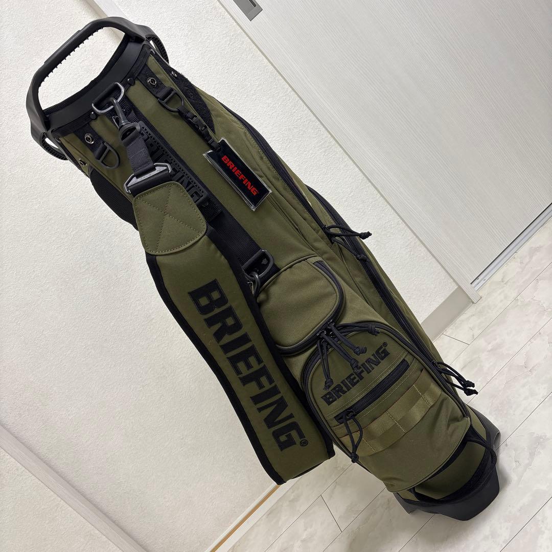 未使用 BRIEFING ブリーフィング スタンドキャディバッグ CR-01限定