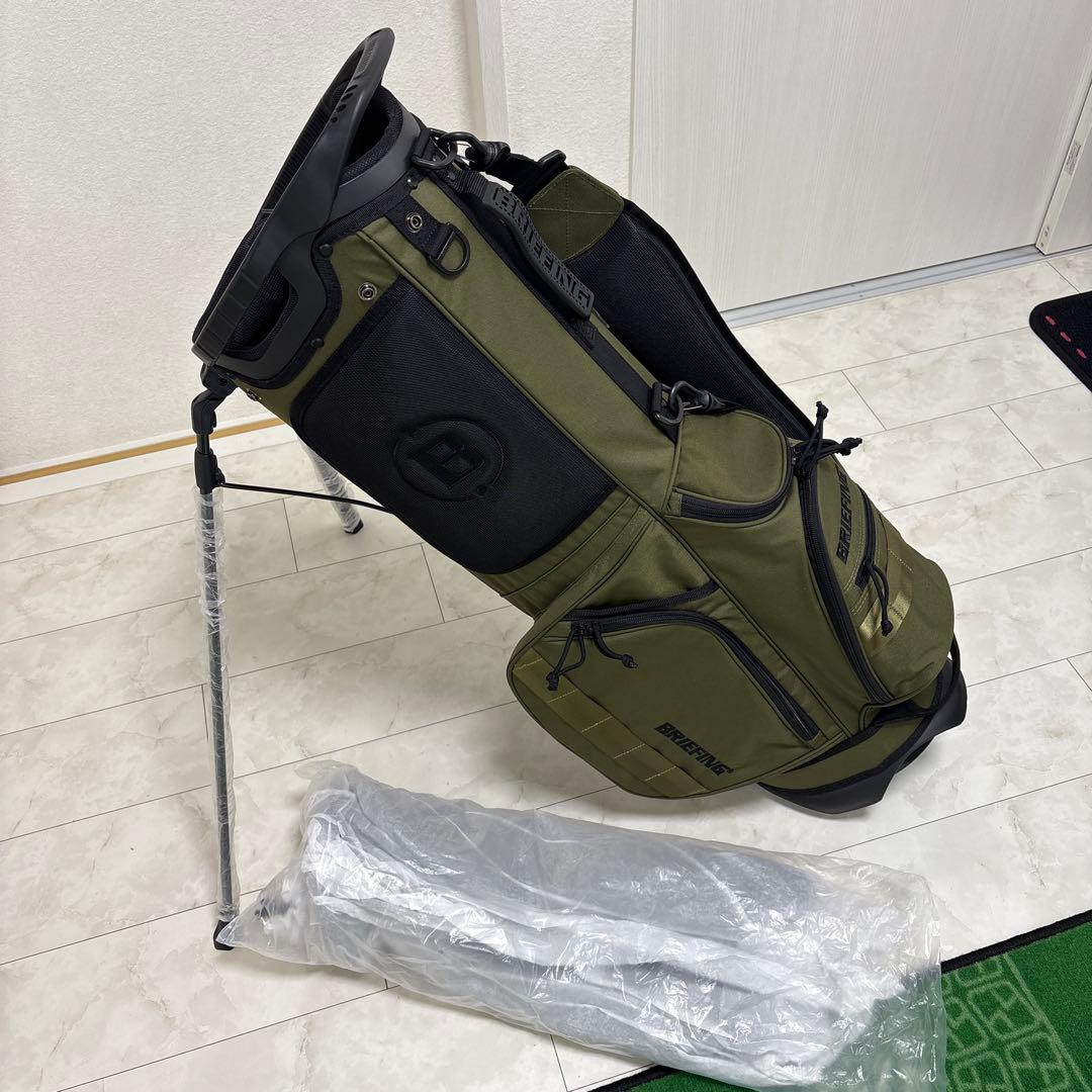 未使用 BRIEFING ブリーフィング スタンドキャディバッグ CR-01限定