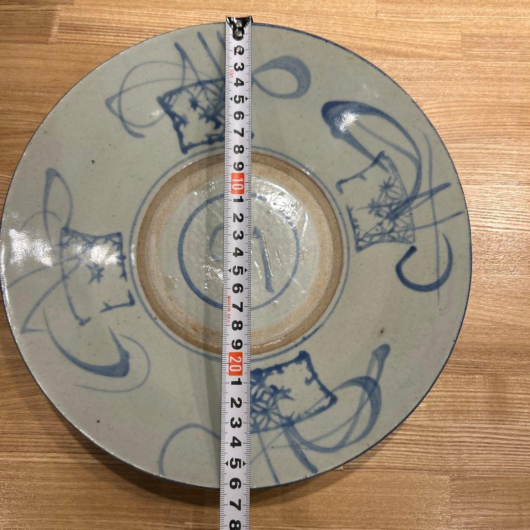 骨董　皿　染付　時代物　古伊万里