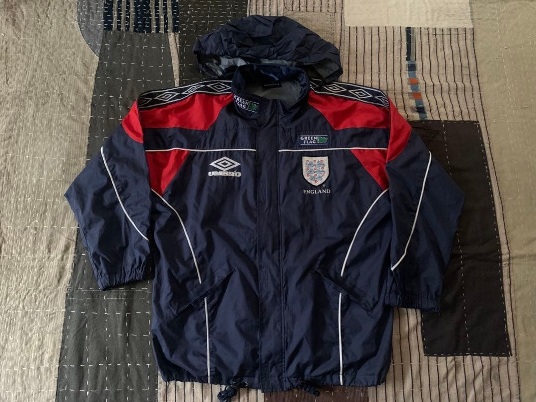 90s UMBRO イングランド代表 vtg ナイロンジャケット マンU マンC