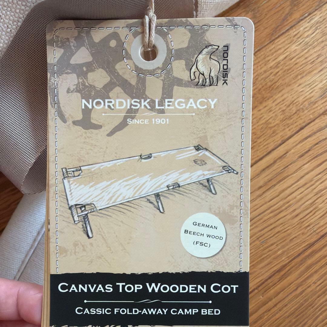 NORDISK ノルディスク canvas top wooden cot