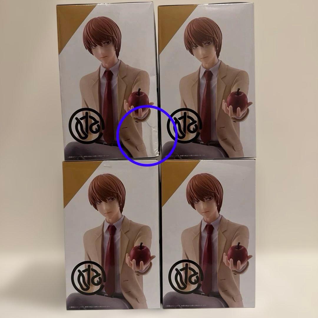〜DEATH NOTE〜ぬーどるストッパーフィギュア 夜神月 ×4点