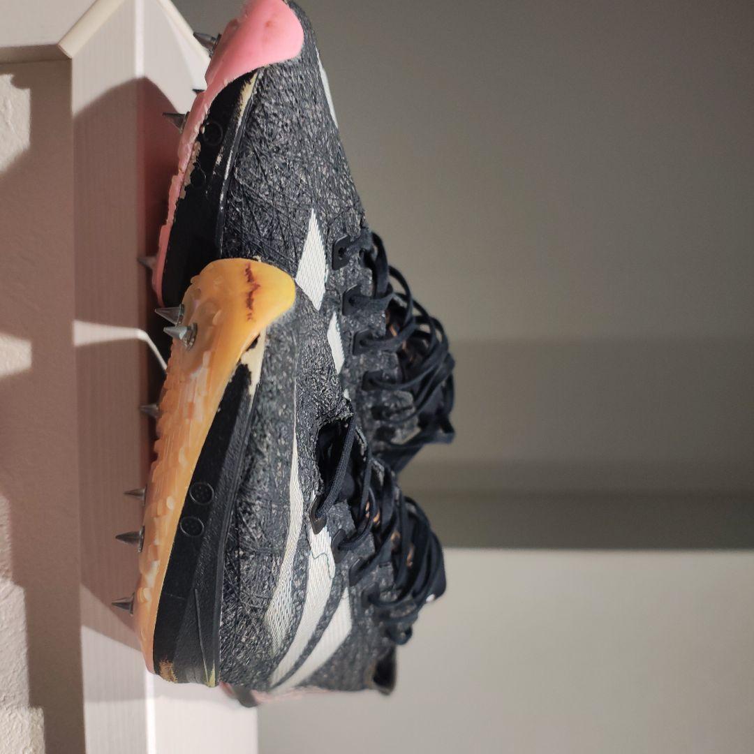 adidas スパイクシューズ ブラック/ホワイト 28cm