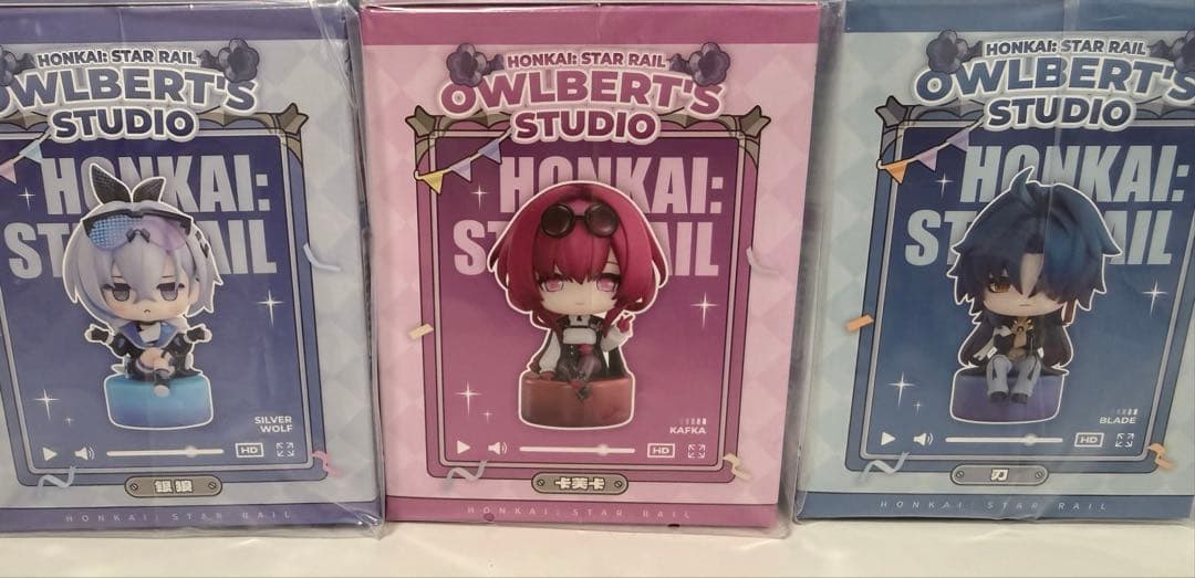 崩壊:スターレイル フク郎のスタジオ ミニフィギュア カフカ 刃 銀狼
