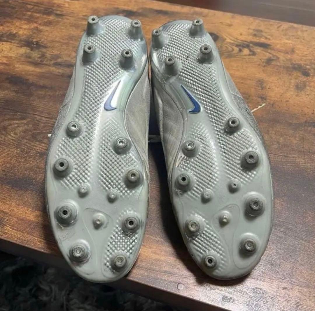 Nike スパイクシューズ 27cm ホワイト/ブルー 袋付き