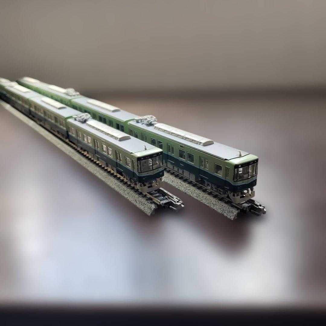 N グリンマックス9000系京阪電車8両セット動力搭載