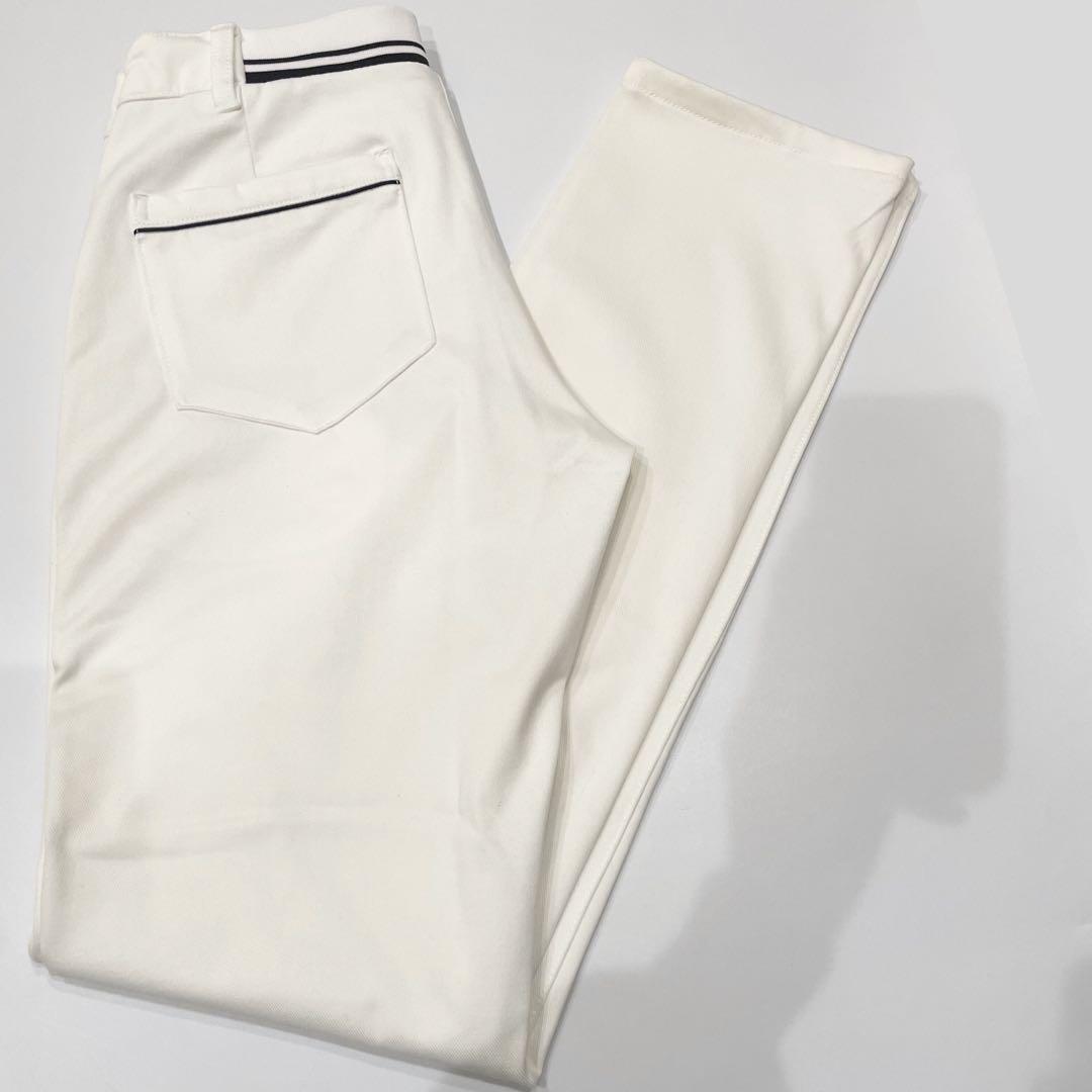 新品 タグ付き キャロウェイ レディース ストレッチパンツ ホワイト Lサイズ
