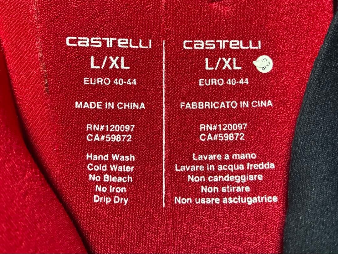 Castelli シューズカバー L/XLブラック 防水・防風