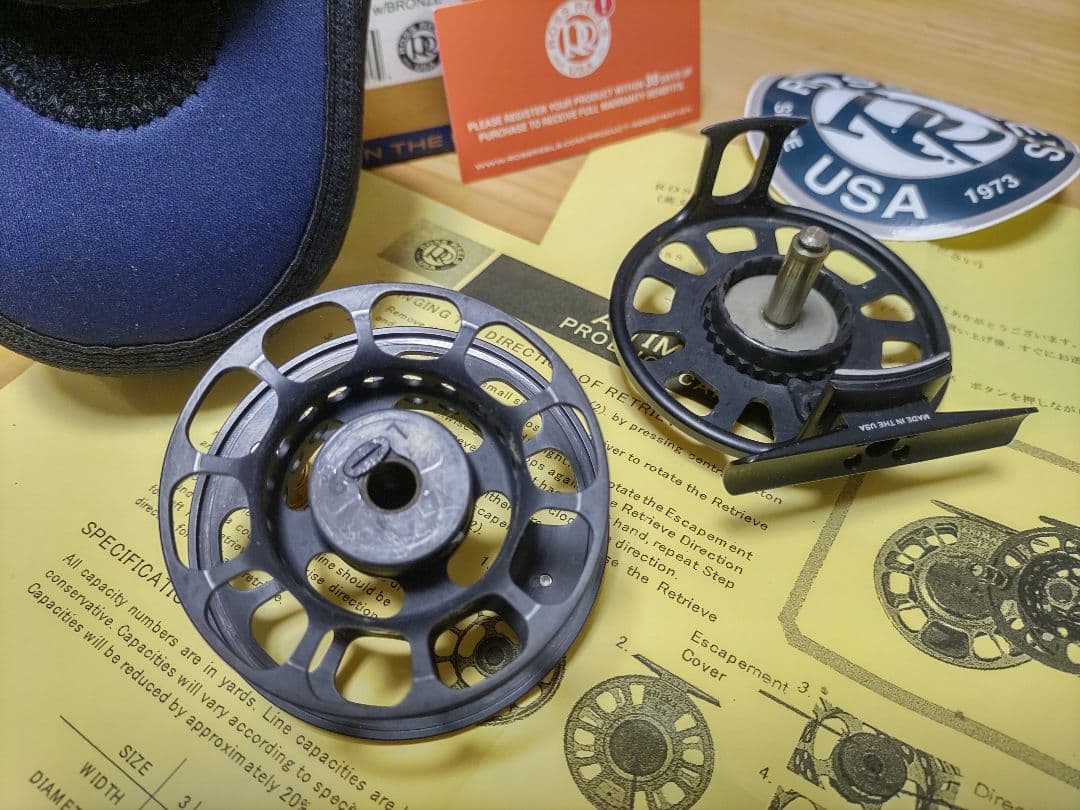 ロスフライリールROSS ANIMAS 3-4 REEL used