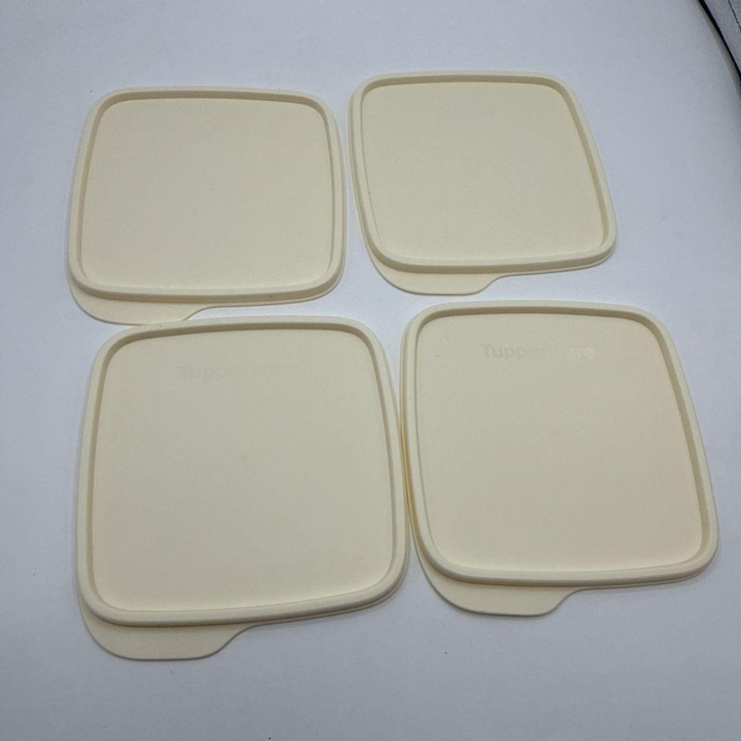 未使用 スクエアランチケース ランチボックス　弁当箱 タッパーウエア