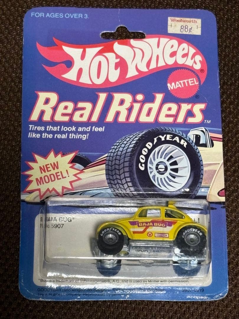 旧いホットウィール　1980年代　リアルライダース BAJA BUG