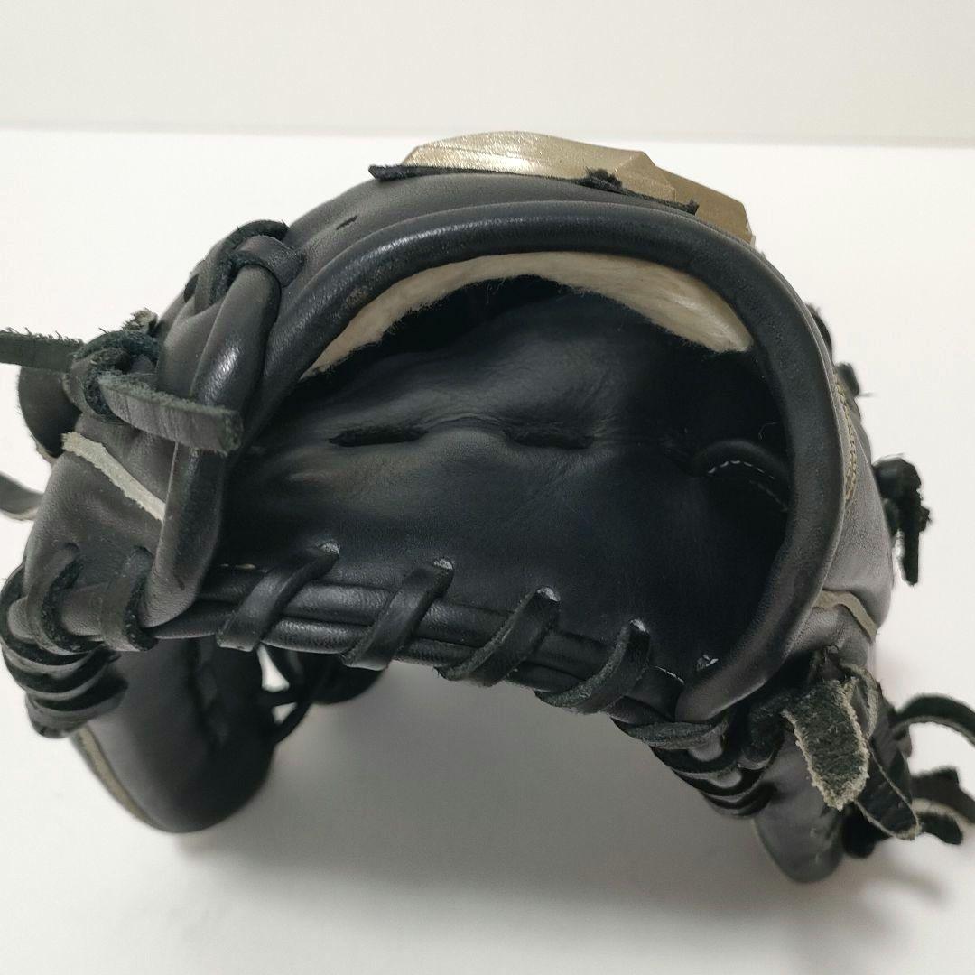 ミズノ　グローバルエリート　軟式用グローブ　内野　右利き　ブラック　R98703