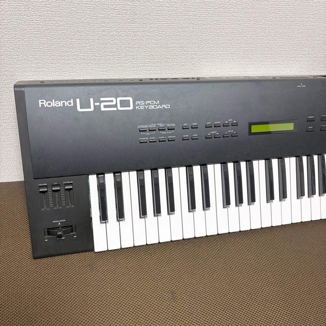 【美品】Roland U-20 シンセサイザー RS-PCM ローランド