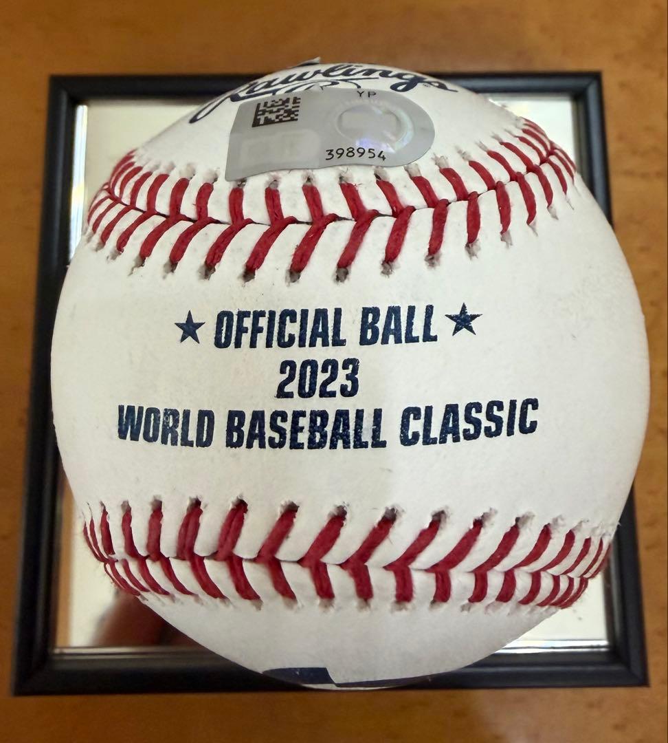 【識別シール有り】大谷翔平直筆サイン入り2023年WBC公式ボール