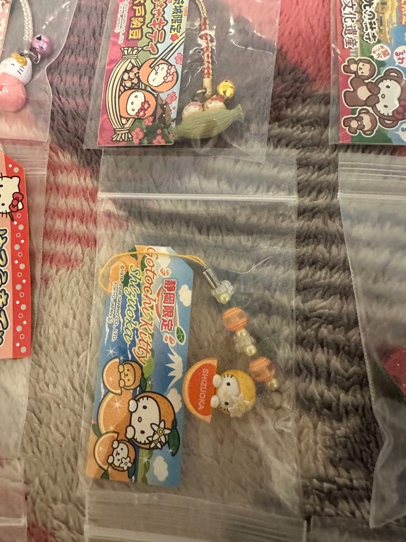 ご当地キティ ハローキティ ストラップ 15個セットW11