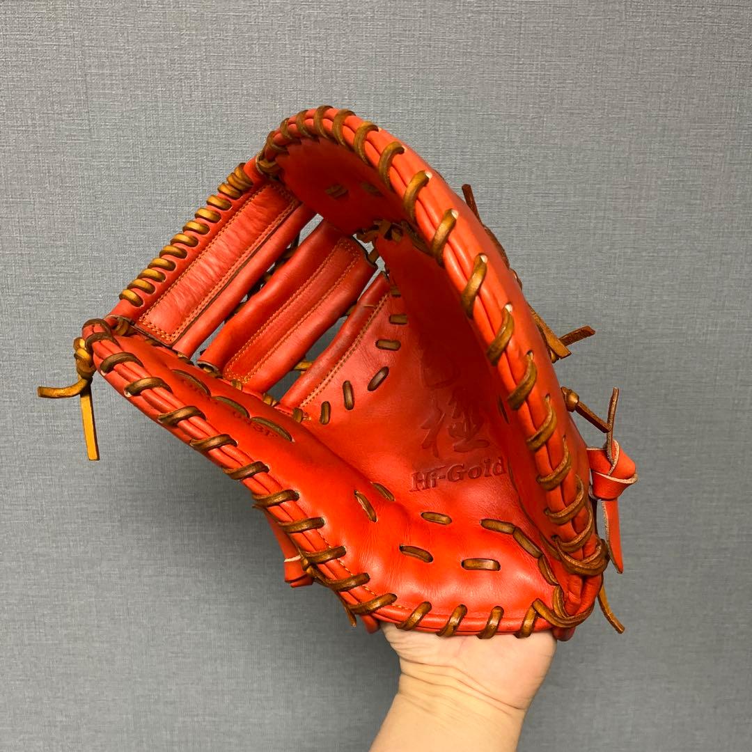 1270 ハイゴールド 己極 型抜群 美品 軟式 ファーストミット