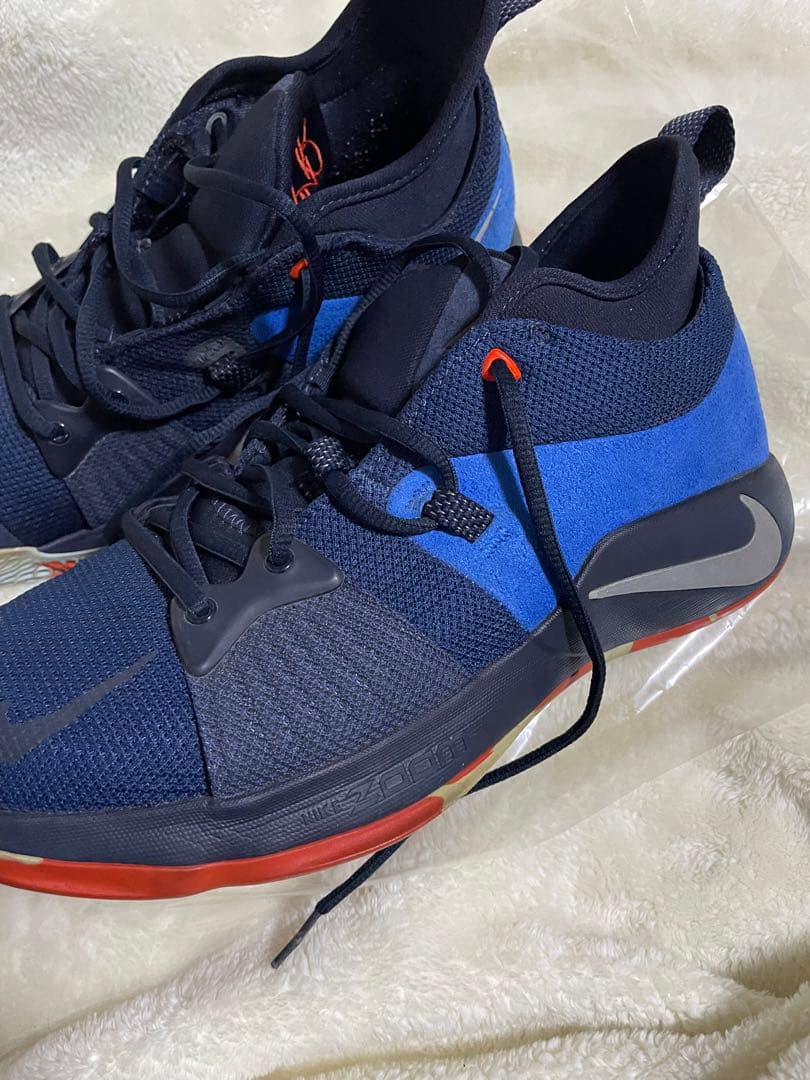 激レア！PG2 EP NIKEバスケットボールシューズ ネイビー ブルー