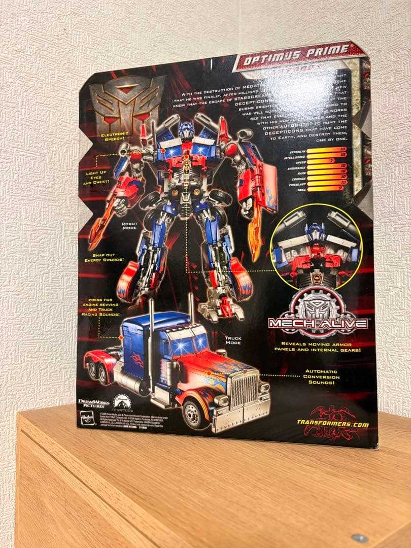 【未開封】 トランスフォーマー リベンジ オプティマスプライム RA-01