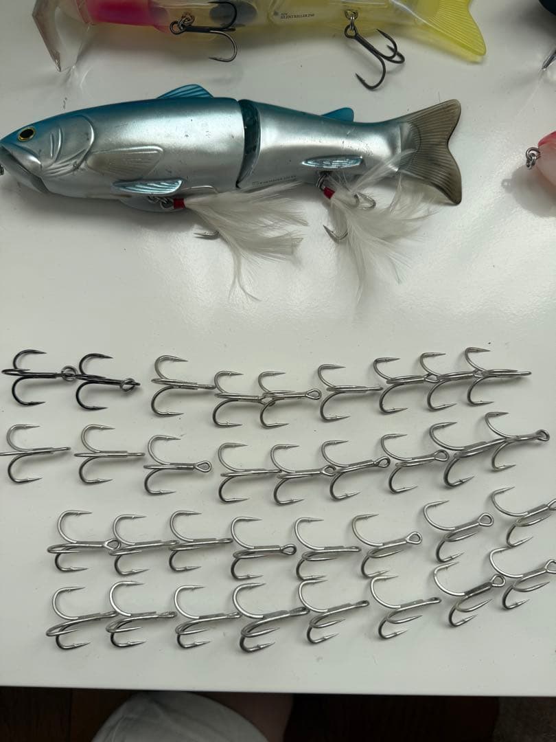 ニューサイレントキラー250 ニュースライドスイマー250 フック大量セット
