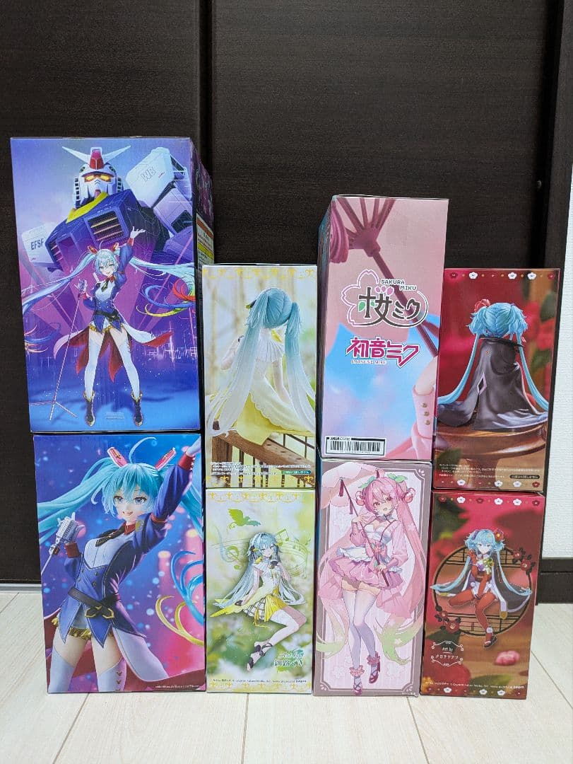 初音ミク フィギュア 8点セット Flower Fairy カナリア 桜ミクなど