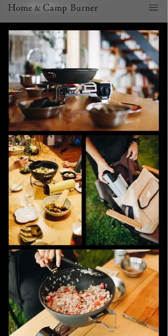 【新品】スノーピーク ＆CAMPバーナー ブラック GS-600BK