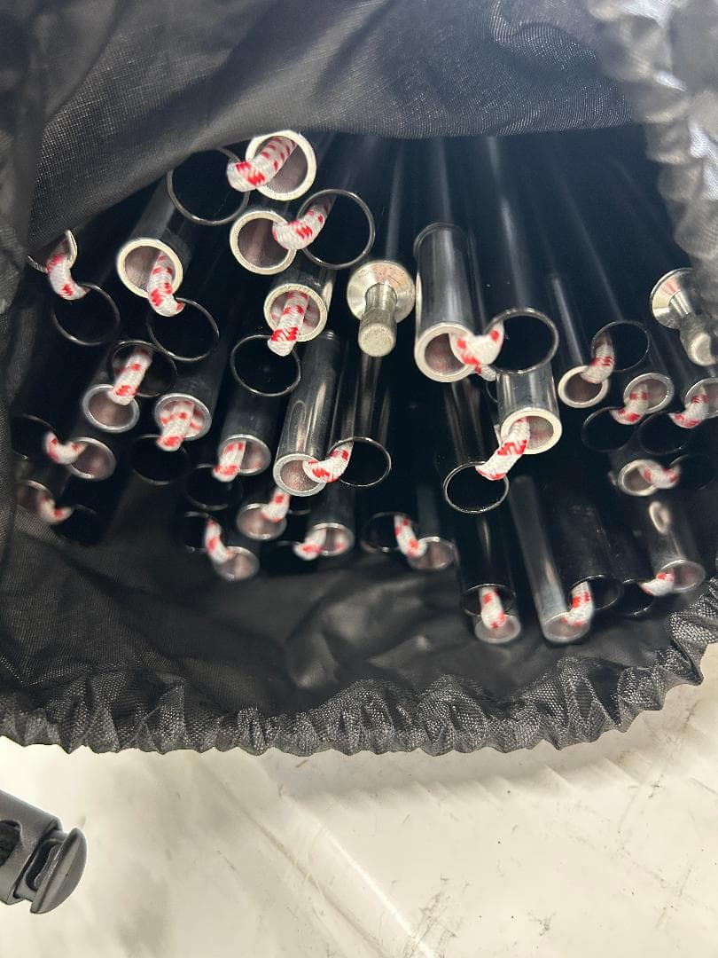 M-㉒【訳ありUSED】G-tent-M200 ドームテント 黒 4-6人用 黒