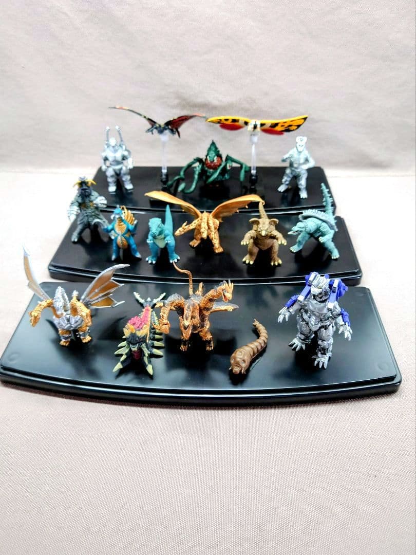 ゴジラ　HGシリーズ　ゴジラ クロニクル２　全15種　展示品
