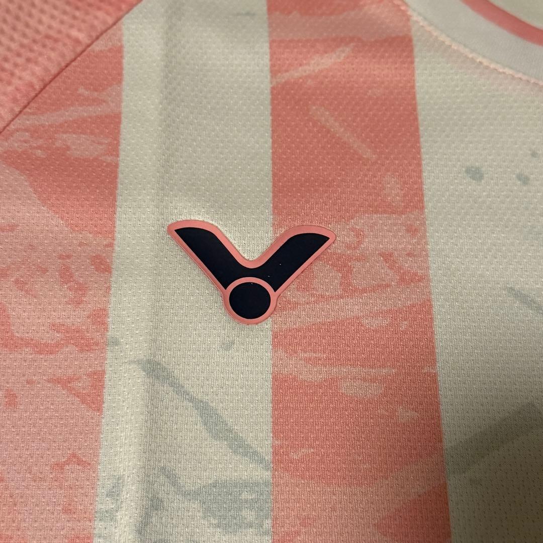 Victor バドミントンTシャツ　サイズL アントンセンモデル
