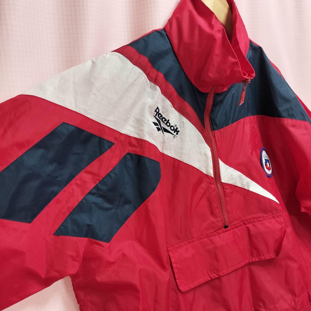 希少 リーボック 90s チリ代表 ハーフジップ サッカー Reebok ピステ