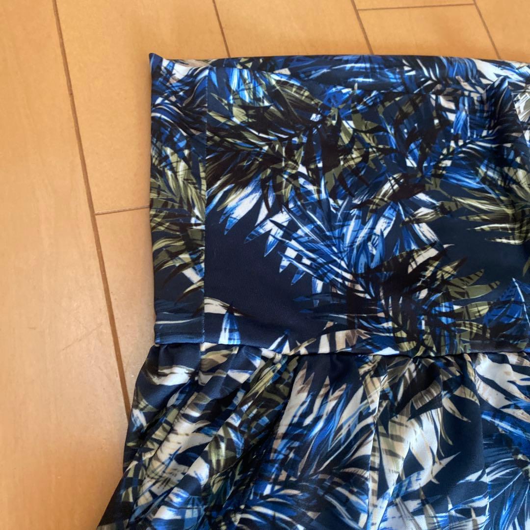 Julier 花柄ネイビーヨガパンツ　Lサイズ