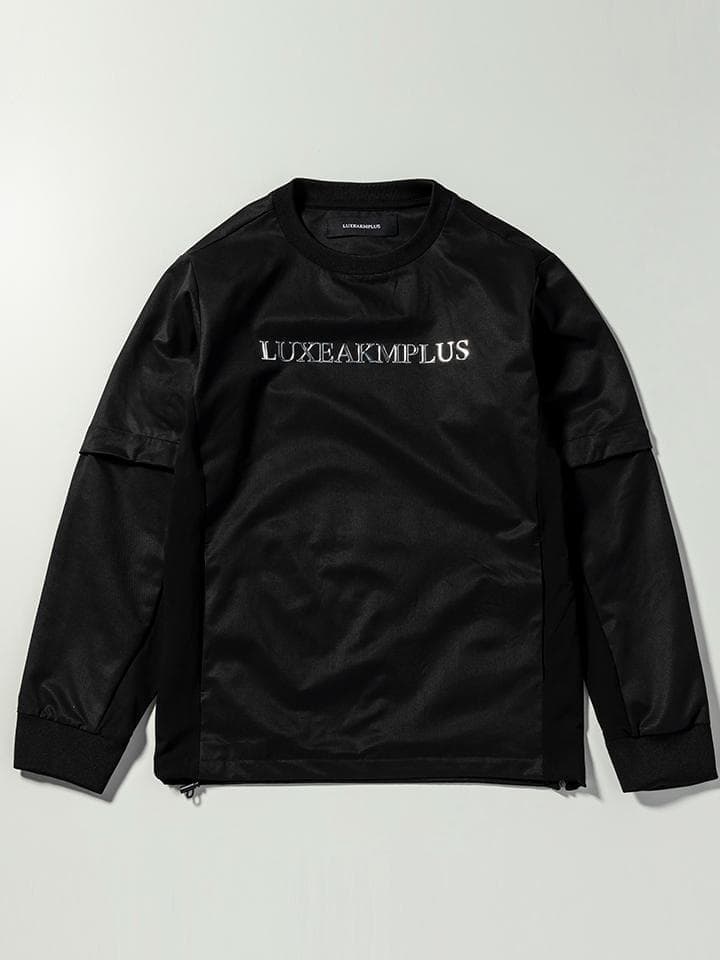 LUXEAKMPLUS 23AW 2way スリーブベンチレーションプルオーバー
