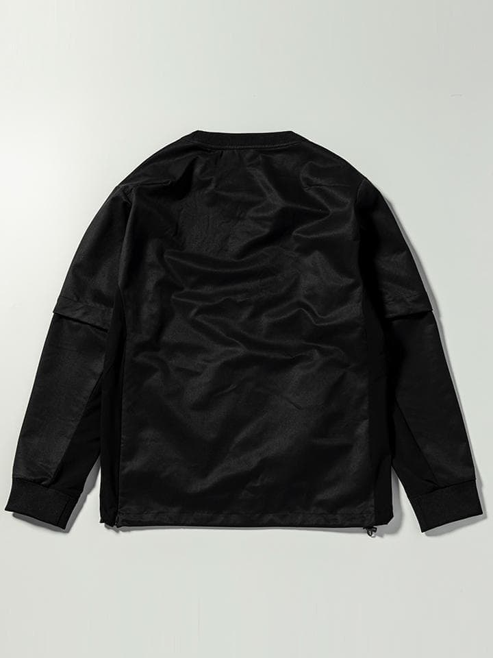 LUXEAKMPLUS 23AW 2way スリーブベンチレーションプルオーバー