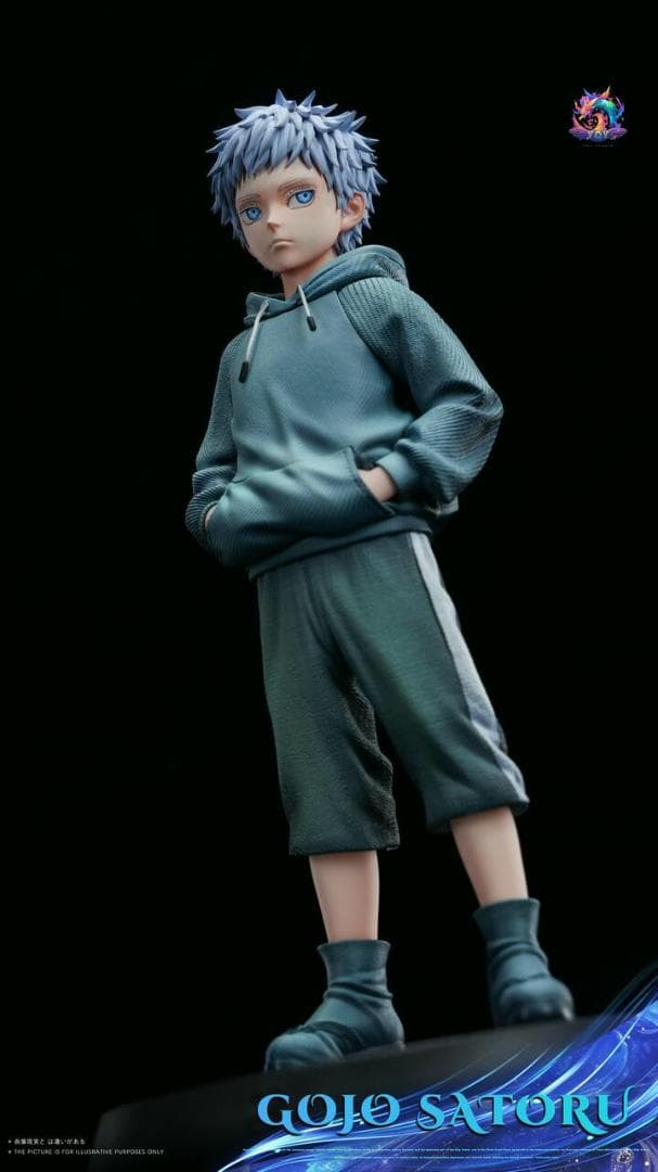 呪術廻戦　五条悟　少年ver. 　ガレージキット　塗装済完成品　フィギュア