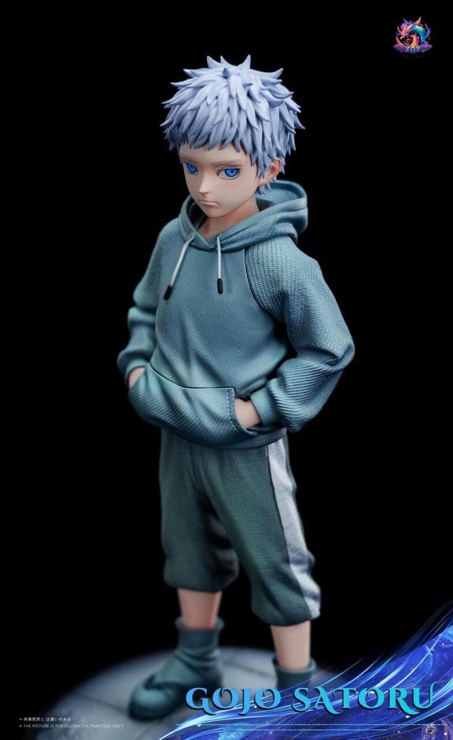呪術廻戦　五条悟　少年ver. 　ガレージキット　塗装済完成品　フィギュア