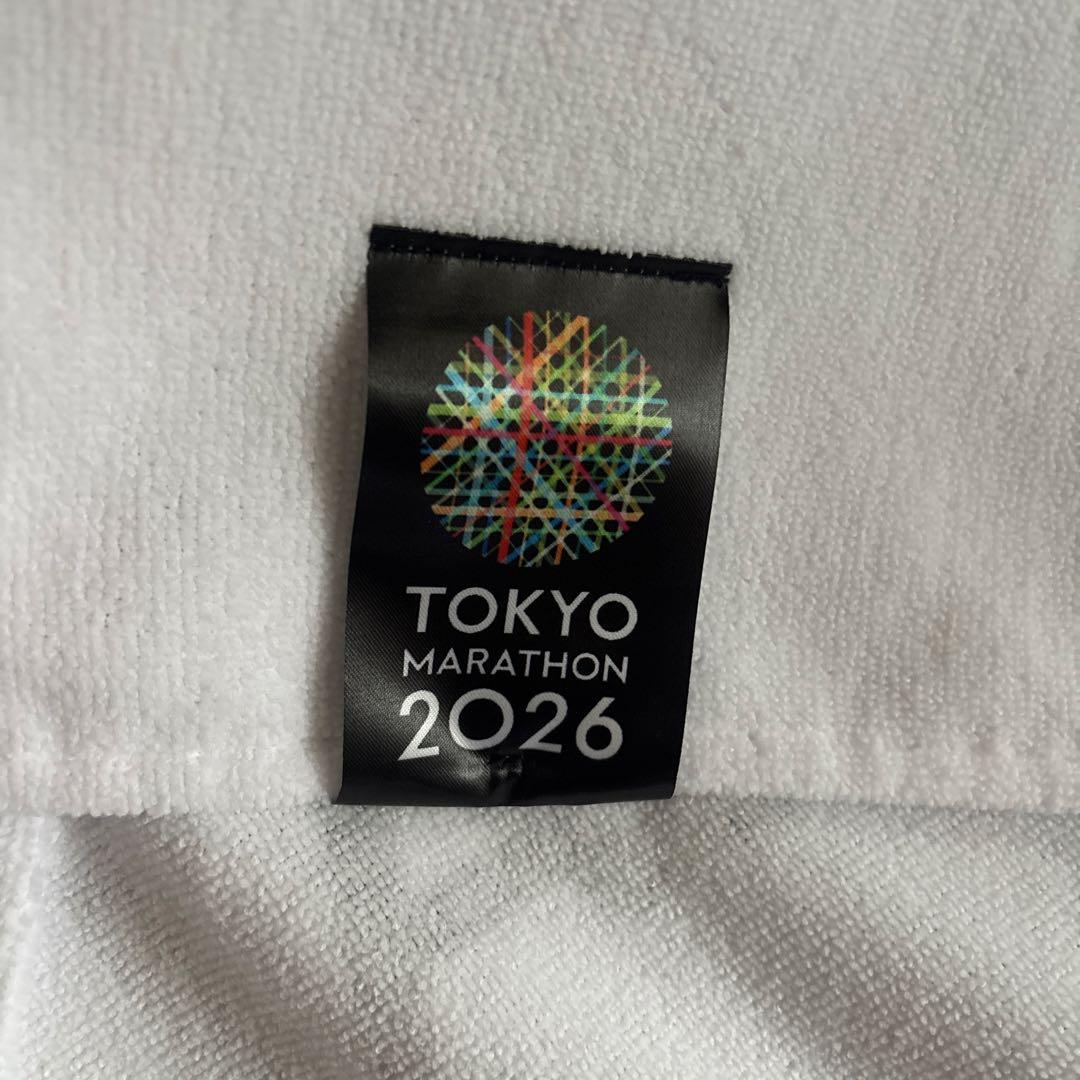 東京マラソン2026 フード付きタオル&ゼッケン留