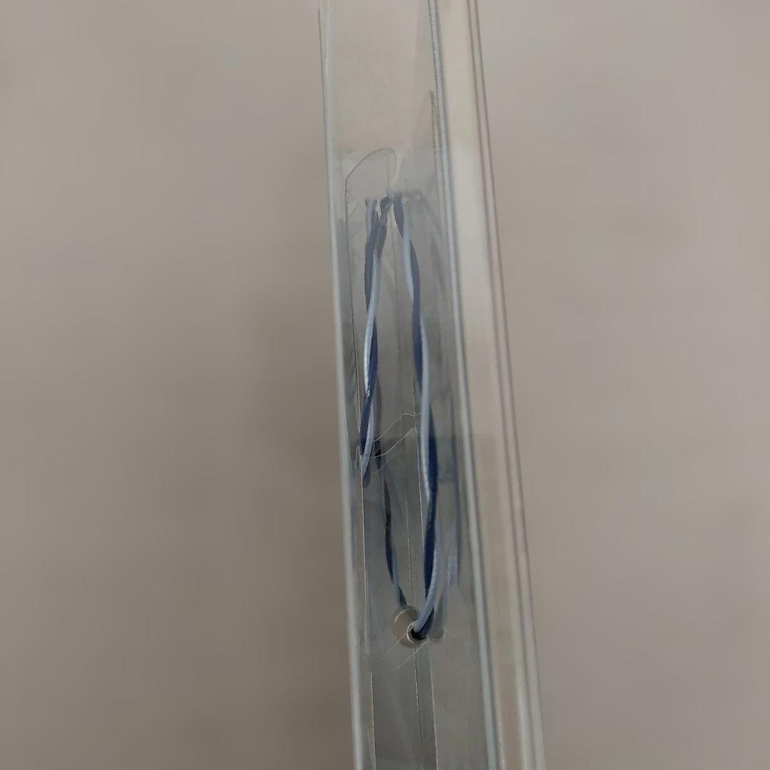 568　phiten ファイテンエクストリーム43㎝　青×白　未開封