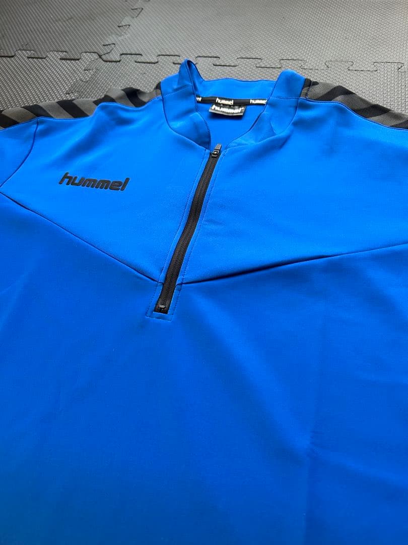 hummel 青 ジャケット パンツ セット　☆美品☆