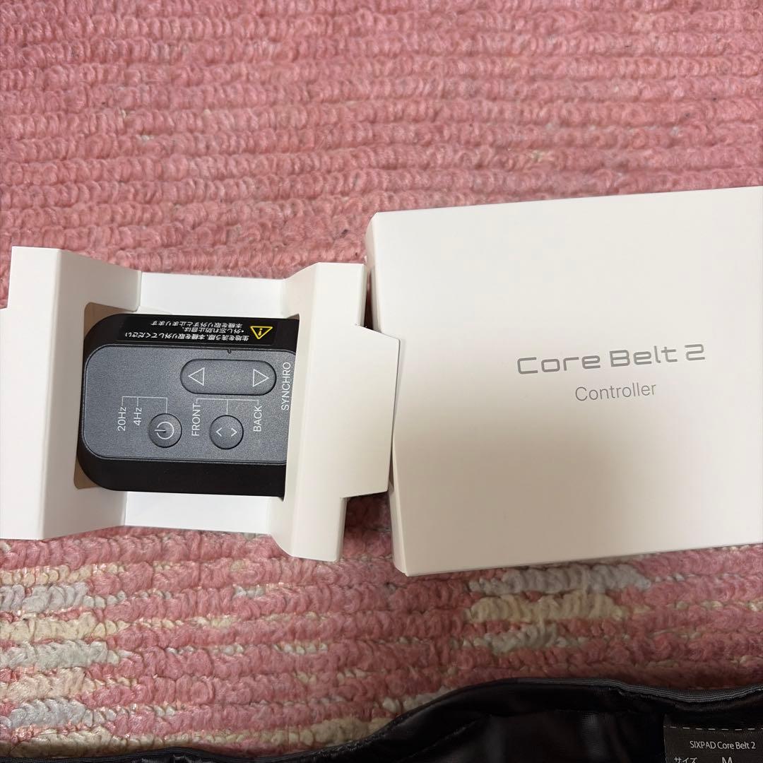 【美品】SIXPAD コアベルト2 正規品 M 専用コントローラー付