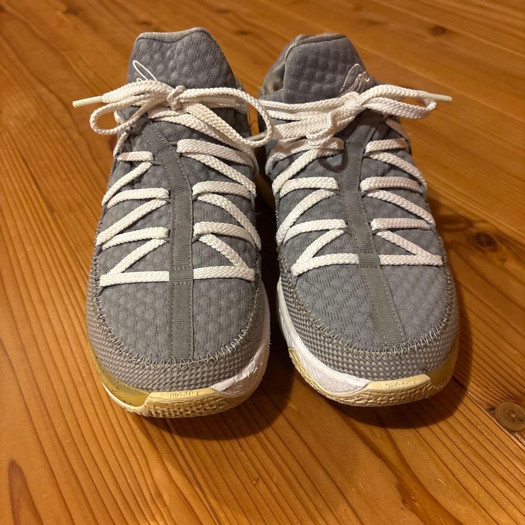 シューズ(男性用) NIKE LEBRON 17 LOW PARTICLE GREY/WHITE